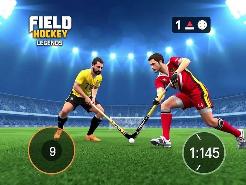 Field Hockey Legends India control tutorial